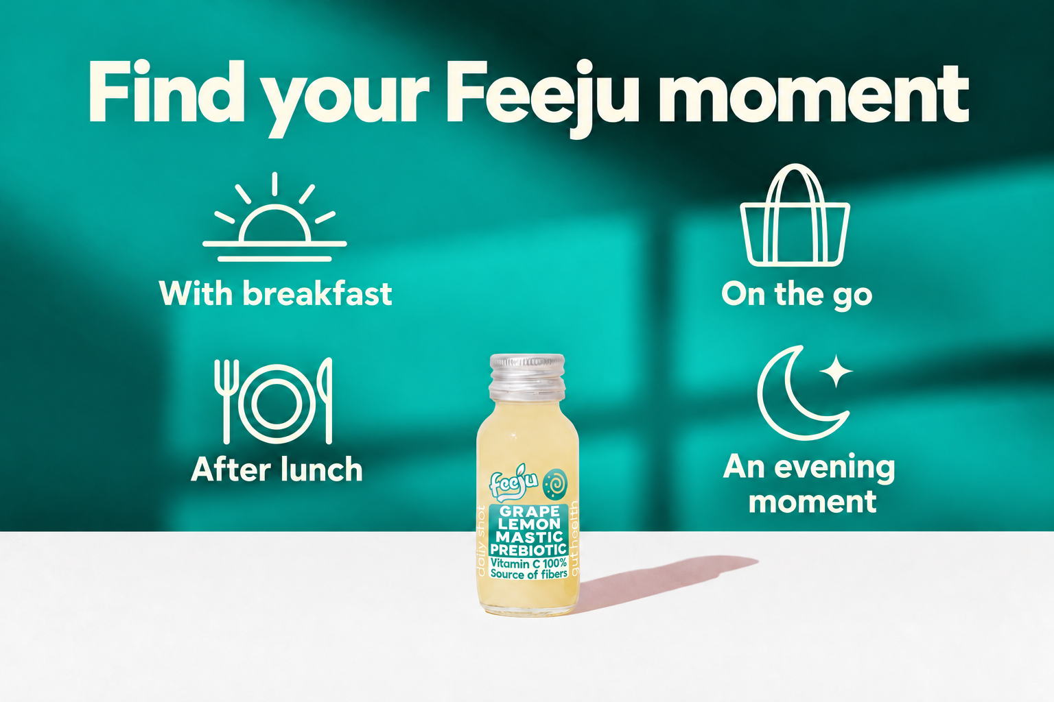 Grape Lemon Shot · Find your Feeju moment