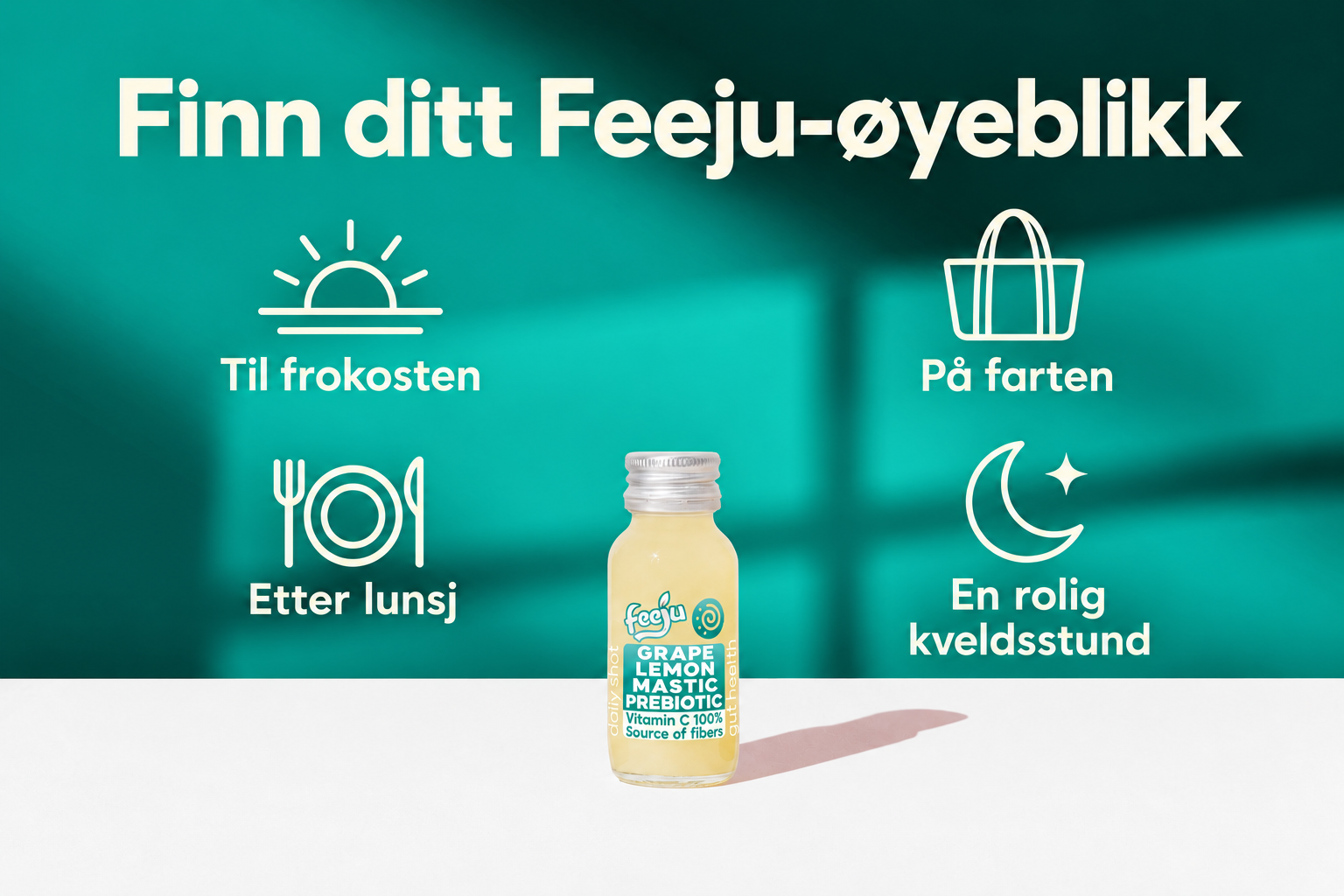 Grape Lemon Shot · Finn ditt Feeju-øyeblikk