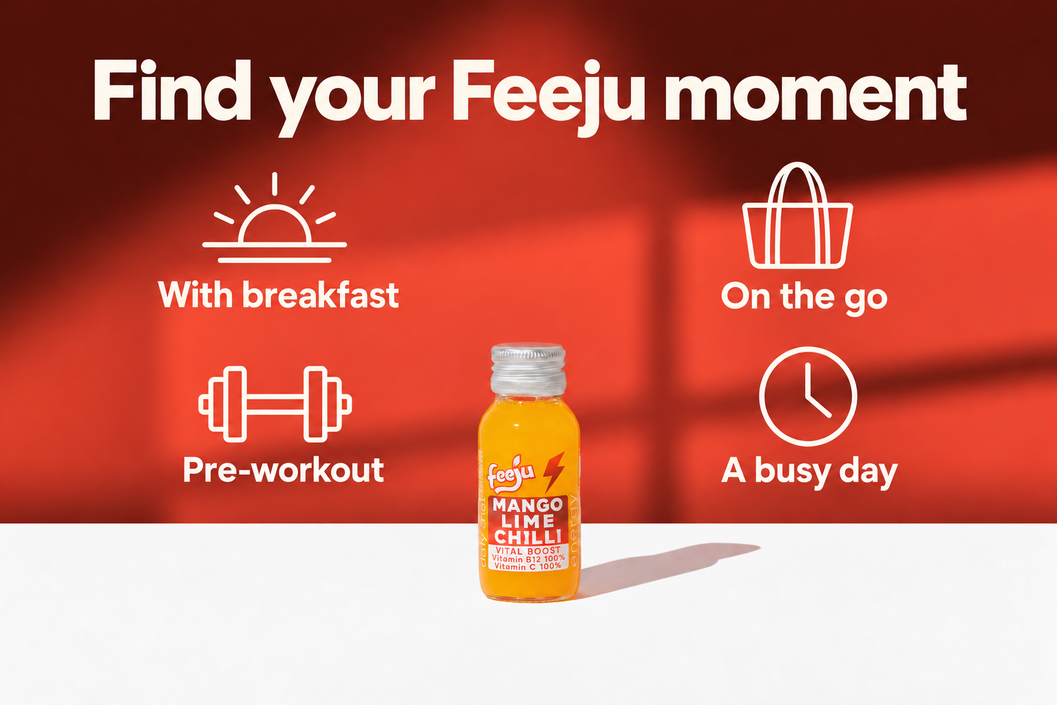 Mango Lime Shot · Find your Feeju moment